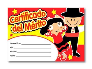 Certificado de Mrito (Danseurs)